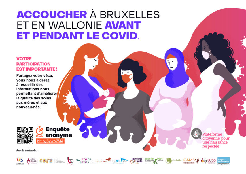 Accoucher à Bruxelles et en Wallonie avant et pendant le covid